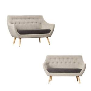 บูธไม้สักแข็งสำหรับร้านอาหารโซฟาเบาะรองนั่งสบายเฟอร์นิเจอร์เชิงพาณิชย์ของโรงแรมสำหรับห้องนั่งเล่นปรับแต่งขนาดได้ - Product Image 2