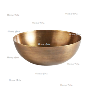 Tazón para Mezclar Profundo de Diseño Simple con Tazón para Servir Alimentos de Latón de Primera Calidad para Uso en Hoteles y Restaurantes - Product Image 1