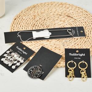 ECO amigable al por mayor de encargo impresa de papel de cartón de pulsera collar pendiente tarjetas con logotipo - Product Image 6