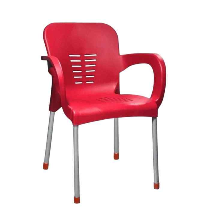 SEASON PARIS SOFA RED ALUMINUM LEGS