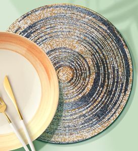 Napperon de table en perles de verre brodées multicolores le plus luxueux Royal Classic Design Mariages Fêtes du Nouvel An Budget-Friendly - Product Image 3