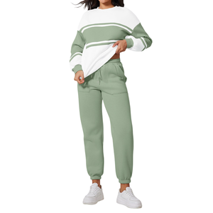 ชุดวอร์มสตรีทแขนยาวสำหรับผู้หญิงชุดวอร์มระบายอากาศสำหรับผู้หญิงสไตล์ล่าสุดพิมพ์ลายแบบกำหนดเอง - Product Image 5