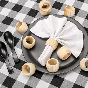 Ronds de serviette de Noël indiens Décor de table exclusif pour les mariages et les fêtes avec des serviettes de Noël en polyéthylène en papier - Product Image 6