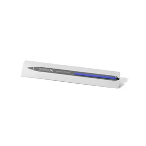 Pensil Grafeex aluminium penjualan terbaik baru buatan Italia dengan klip biru polesan dan Logo kustom Ideal untuk hadiah promosi