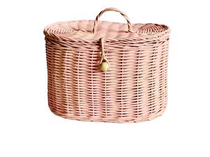 Panier de rangement en rotin 2026 Design Bohème Floral Haven pour enfants, personnalisation OEM, emballage au Vietnam, vente en gros - Product Image 3