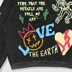 Sweat à capuche personnalisé pour hommes Sweats à capuche d'équipe personnalisés pour les vêtements de travail Collèges Broderie Strass Accent Expédition mondiale rapide - Product Image 6