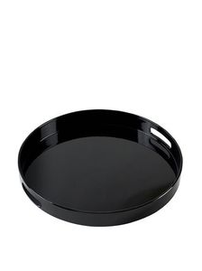 Bandeja de servicio con mango de varilla de hierro de Metal con recubrimiento en polvo dorado y negro clásico para uso doméstico, bandeja multiusos al por mayor de fábrica - Product Image 4