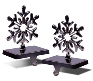 Soporte moderno y elegante para medias navideñas de Metal para chimenea, estante organizador decorativo festivo para vacaciones - Product Image 1