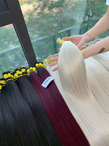 Extensiones de cabello a granel Producto de Venta caliente 2024 color rubio toda la longitud 100% Virgen vietnamita sedoso y suave - Product Image 3