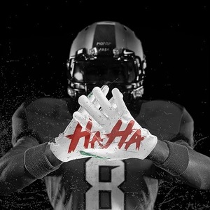 100% Gants de football américain de haute qualité Concevez votre propre logo Gants de football américain imprimés en silicone personnalisés - Product Image 3