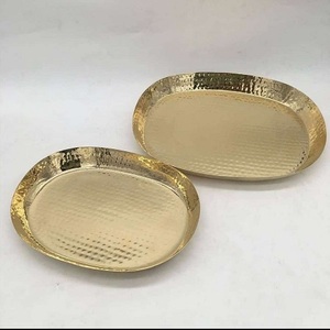 Juego de cuencos de aluminio con acabado dorado para el hogar, Juego de 3 tazones para cocina, vajilla de comedor, cuencos de forma redonda para Hotel - Product Image 4