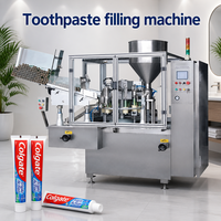 Machine de remplissage et de scellage de tubes de crème, haute vitesse, 30-60 tubes/min, pour pommades, gels, dentifrices, norme GMP