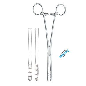 Pinzas de tampón Ulrich de acero inoxidable de alta calidad, fabricante de instrumentos quirúrgicos rectos de 27cm/10,75 pulgadas - Product Image 3