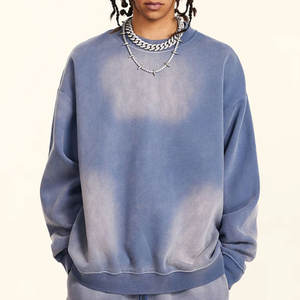 Sweat-shirt surdimensionné personnalisé Sun Fade unisexe de qualité supérieure haute GSM entièrement personnalisable - Product Image 2