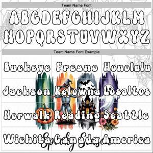 Nueva alta calidad de los hombres personalizados blanco negro 3D Halloween calabaza Spooky deportes pulóver Sudadera con capucha - Product Image 3