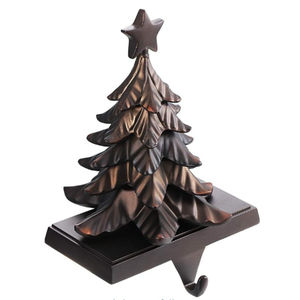 Soporte de media de árbol de Navidad de latón dorado al por mayor para decoración de chimenea gancho de media de Metal para decoración festiva del hogar - Product Image 6