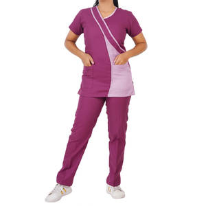 Uniforme médico profesional, conjuntos de uniformes de manga corta para mujeres, el mejor diseño de fabricación, exfoliante médico impreso para mujeres - Product Image 2