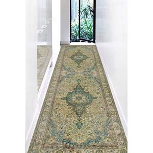 <b>Tribal</b> Printed <b>Rug</b>: Anatolian Design, Custom Medallion, Living Room Decor,Nonwoven Soft <b>Rug</b> - Product Image 1