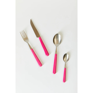 ชุดเครื่องใช้บนโต๊ะอาหารสแตนเลส4ชิ้นมีด้ามจับกระดูกที่หรูหราเหมาะสำหรับรับประทานอาหารร้านอาหารงานแต่งงานใช้ช้อนส้อม - Product Image 1