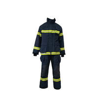 Setelan Pemadam Kebakaran Tahan Api Bersertifikat Meta Aramid IIIA APD Berbahan Aramid Felt Tahan Air 4 Lapis