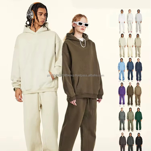 Sudadera con Capucha de Alta Calidad para Hombre, 345G, 100% Algodón, Personalizable, Estilo Francés, Lisa, Unisex - Product Image 1