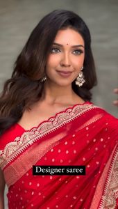 Conjunto de Sari de seda Kota clásico, bordado de diseñador y blusa sin costuras con codificación de hilo de lujo y trabajo de lentejuelas - Product Image 4