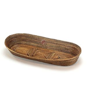 Cesta de Pan de Ratán Natural Tejida, Cesta de Frutas, Tazones Tejidos, Cesta de Pan de Ratán Hecha a Mano para Servir - Product Image 2
