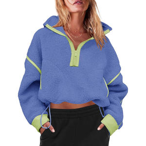 Sudaderas de gimnasio para mujer con bordado personalizado Impresión de etiquetas de marca personalizada para entrenamiento y ropa de salón - Product Image 2