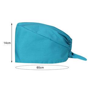 Chapeaux de cheveux unisexes personnalisés réglable docteur travaillant infirmière casquettes de gommage hôpital coton impression casquette avec bouton - Product Image 1