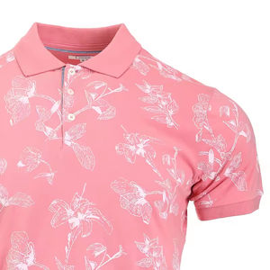 Hombres de alta calidad para Polo con manga corta transpirable Casual Color sólido desgaste al por mayor - Product Image 4