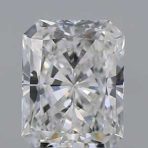 Diamant de laboratoire de 1,00 carat, taille Radiant, couleur EF, diamant en vrac, bague de fiançailles vintage, pierre polie, dureté 10/10, Inde D - Product Image 3