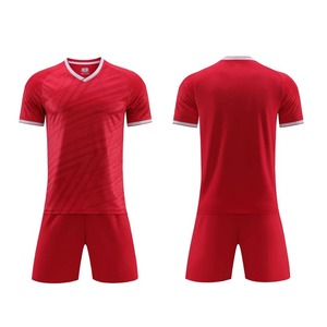 Ensemble de maillots de football pour hommes de haute qualité, uniformes respirants à séchage rapide en spandex/coton, kit de survêtement personnalisé pour adultes - Product Image 5