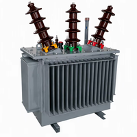 Transformateur de puissance immergé dans l'huile à faible perte 30kV/400V 100kVA 50Hz Dyn11