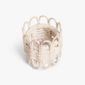 Nouveau rond de serviette en rotin anneaux de serviette en osier anneaux de serviette en paille pour la décoration de Table mariage de noël du Vietnam - Product Image 4