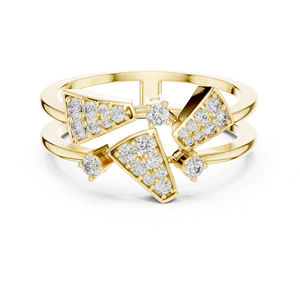 Anillo de Oro Blanco de 14K con Diamante Redondo Cultivado en Laboratorio para Mujer |   Anillo de Boda |   Diamante Cultivado Nuevo - Product Image 6