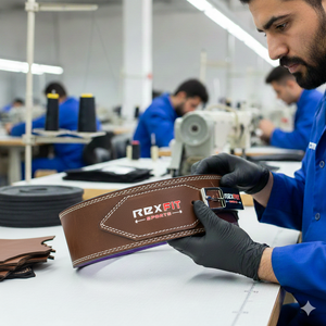 Ceinture de soutien dorsal en cuir robuste Rexfit Sports pour la musculation et l'entraînement en salle de sport - Product Image 5