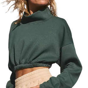 Sudaderas con capucha de punto ecológicas OEM, figuras de hombro caído de algodón y poliéster, características transpirables, ropa de calle informal para frente de invierno - Product Image 1