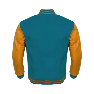 Bloc de couleur contraste Patchwork Design mode Streetwear léger respirant décontracté confortable à la mode veste universitaire pour hommes - Product Image 6