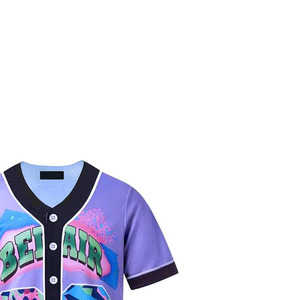 Set Style OEM/ODM Wholesale Bulk Order Available Women's Custom Breathable Polyester <b>Baseball</b> Jerseys Printed Sports Uniforms - Product Image 4