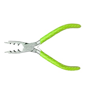 Professional Premium 3-Hole Stainless Steel Bird Ring Pliers with Silicon <b>Grip</b> Handles Smooth Bark <b>Control</b> for Ornithology - Product Image 6