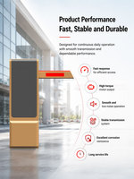 Barrera de Estacionamiento sin Escobillas de 150W DC, Paso Rápido de 0.8s, Impermeable IP55 y Control Remoto para Zonas Comerciales Modernas