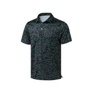 Polo de golf con logotipo personalizado al por mayor, tejido de poliéster que absorbe la humedad, de secado rápido, apto para entrenamiento y Torneo de golf al aire libre - Product Image 6