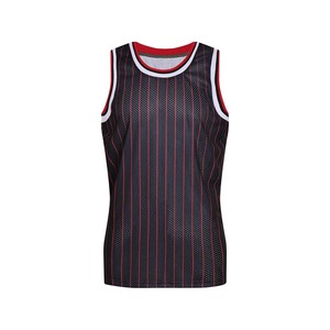 Maillots de basket-ball sans manches respirants à séchage rapide personnalisés de haute qualité les mieux vendus - Product Image 1