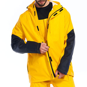 Veste de pluie imperméable à fermeture éclair de haute qualité pour hommes décoration de poche à capuche pliable dernier style design d'hiver mince personnalisable - Product Image 4