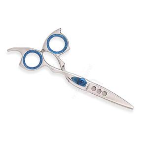 Ciseaux de barbier professionnels en acier inoxydable allemand de 6,5 pouces |   Ciseaux de coupe de cheveux réutilisables de haute qualité à lame de rasoir réglable Salon - Product Image 3