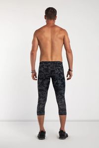 Leggings de sport pour hommes, slim, extensibles, durables, pour l'entraînement, la course et les activités quotidiennes, pantalons de compression - Product Image 4