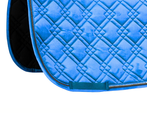 High Quality Custom Logo Dressage Saddle Pad Latest Jumping Style Wool Filling Cotton Fabric Adjustable <b>Foam</b> <b>Padding</b> Wholesale - Product Image 2