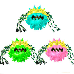 Spazzolino per denti molari per cani, giocattolo sonoro in plastica per animali domestici - Product Image 3