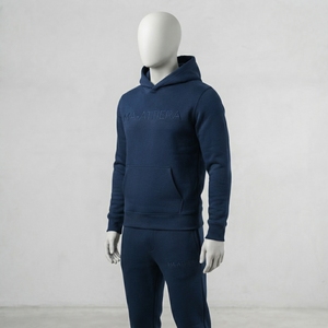 Conjunto Deportivo para Hombre, Sudadera con Capucha Azul Marino, Pantalones Jogger Bordados, Ropa Deportiva Casual para Calle, Entrenamiento y Fitness - Product Image 2