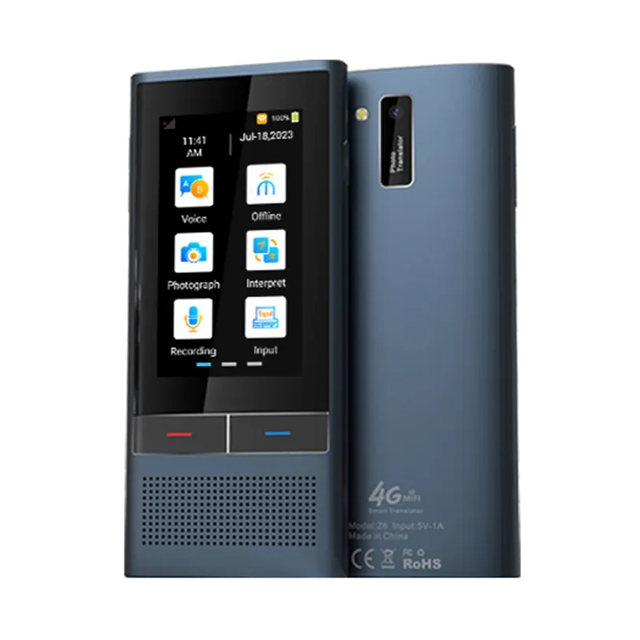 Travel Smart Z6 Multi Language Translator, 138 Languages Translating Machine Voice Translator Screen Business 3.1 Inch Android